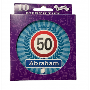 PS: bierviltjes 50 Abraham